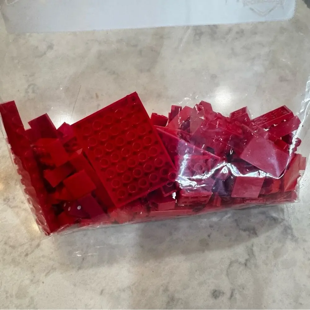 Legos Red Assorted Building Blocks Set, 11oz - Picture 4 of 4